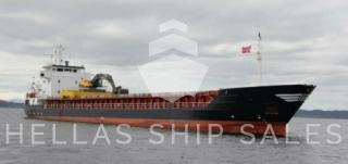 CARGO VESSEL W/EXCAVATOR – single deck